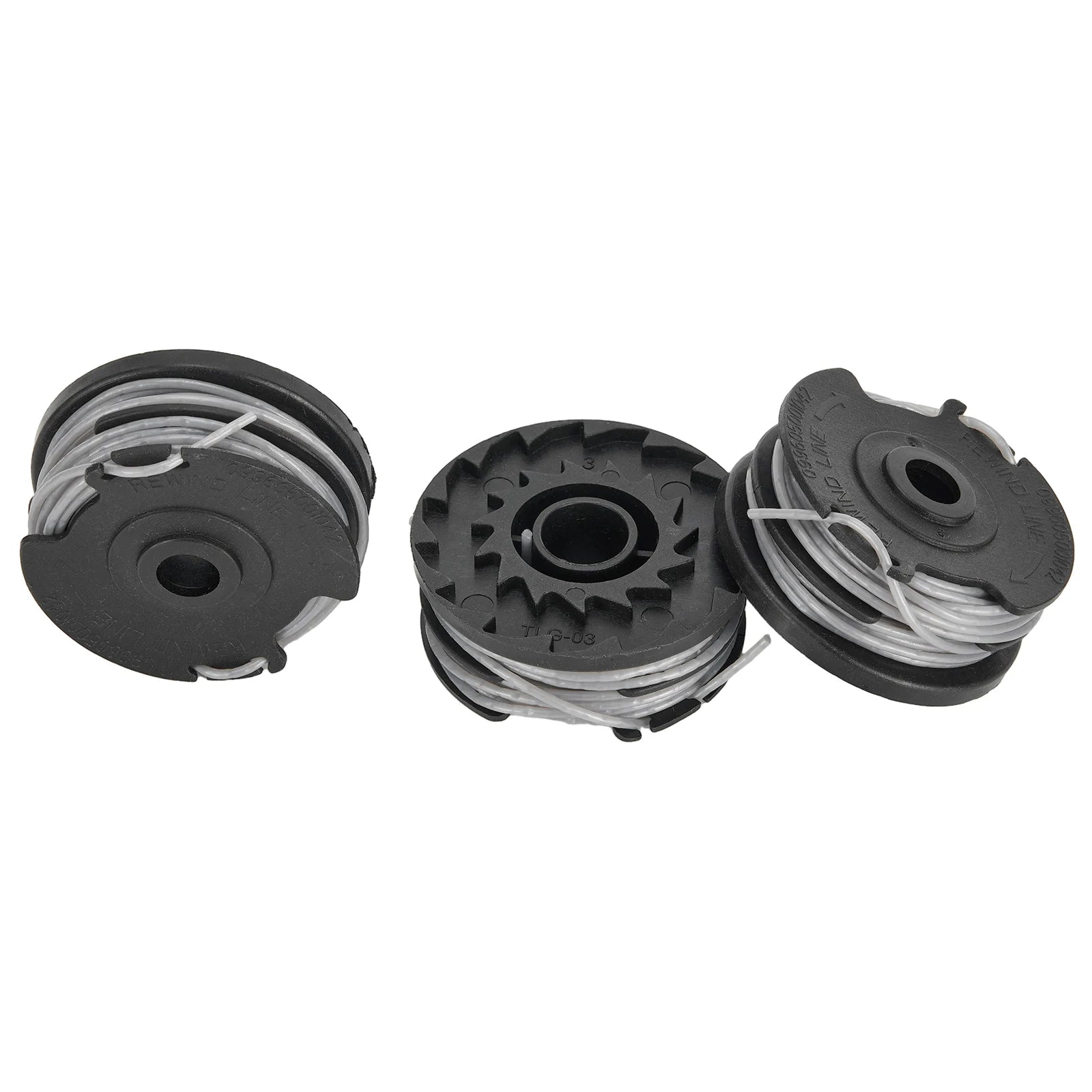 3pcs/set Line Spools Replacement For Greenworks Lawn Trimmers G40LT/ G40LTK2/ G40LTK2x / 2101507 Grass Trimmer Garden Power Tool Qme