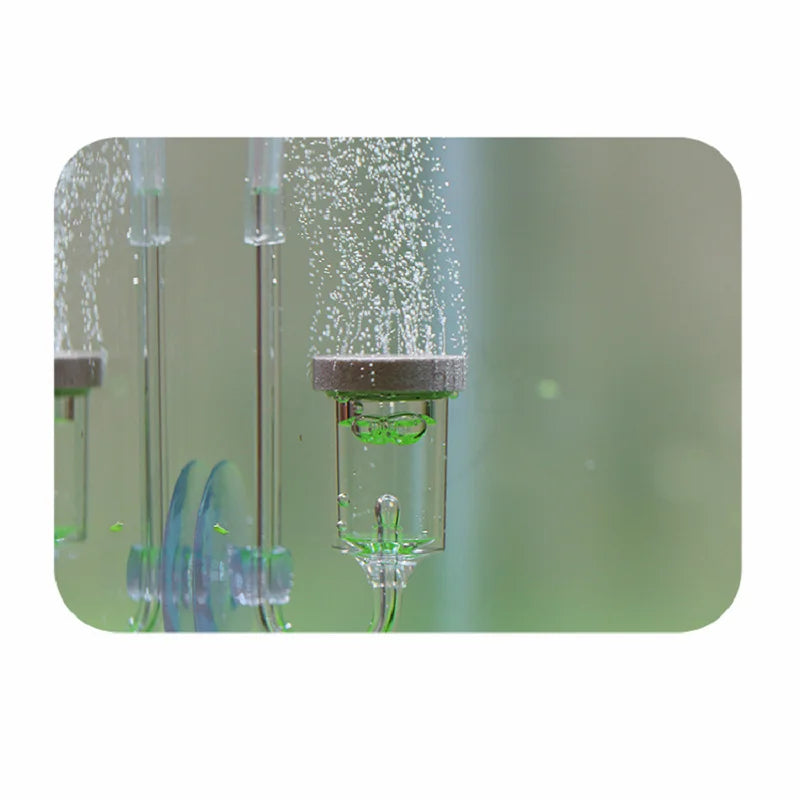 Aquapro Air Diffuser Oxygen Bubble Atomizer Stone Counter With Check Valve Aquarium Mini Nano Micro Bubbles Oxygenator Filter Qme