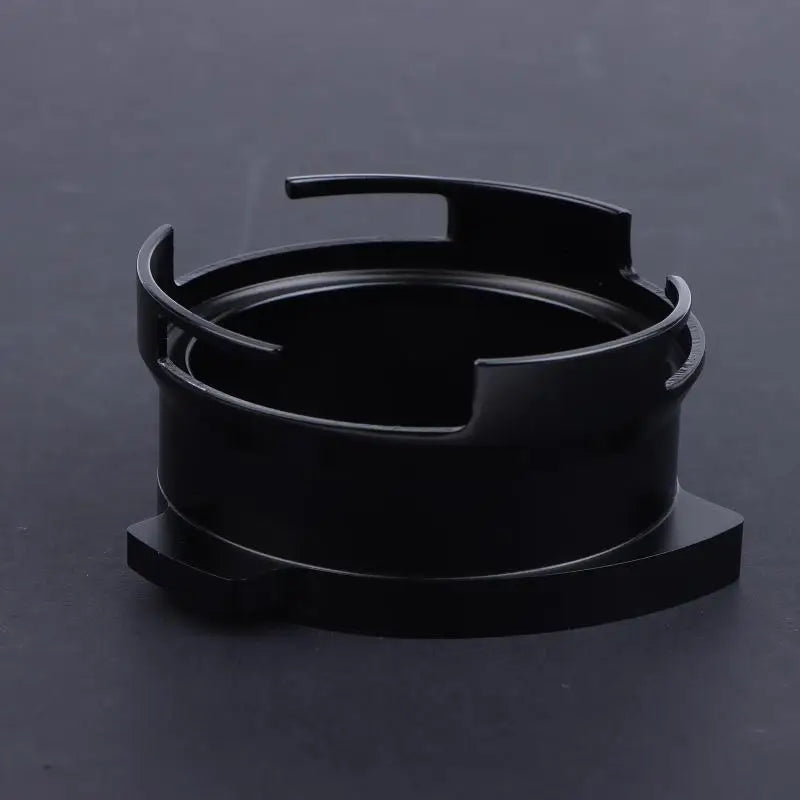 Aluminum Alloy Rotatable Coffee Machine Handle Ring Prevents Qme Black
