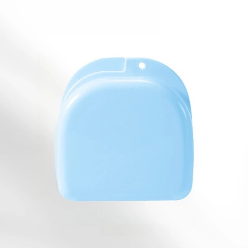 Portable Orthodontic Braces Plastic Organizer Box Tooth Orthodontic Braces Box Denture Cleaning Storage Box Tooth Storage Box Qme
