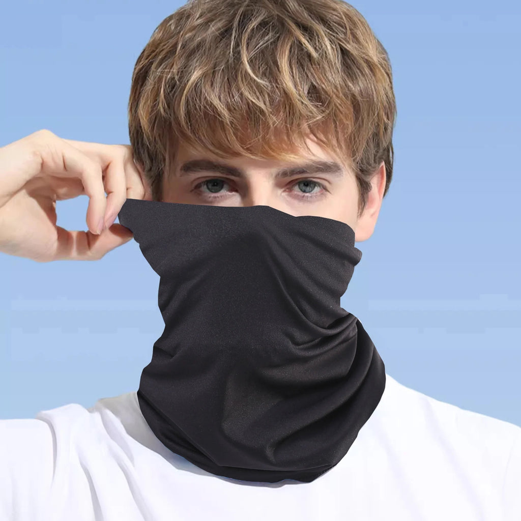 Multifunctional Cooling Neck Gaiter, UV Protection Seamless Face Mask Bandana For Cycling Running Qme