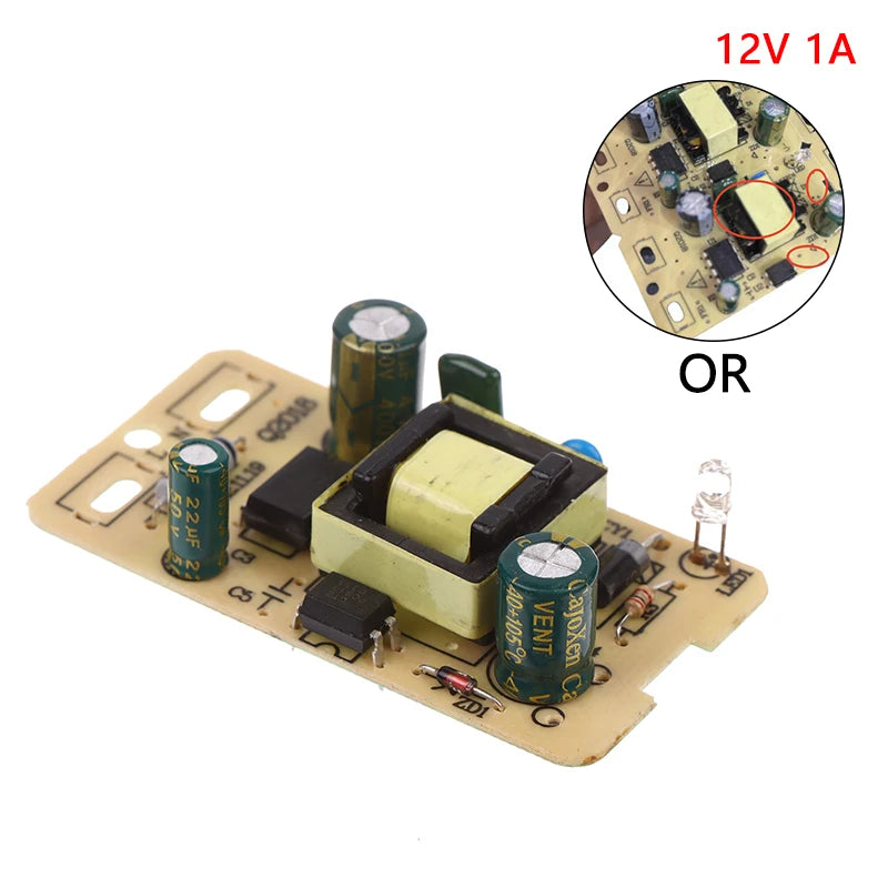 Power Module Switchboard 5V 2A 12V 1A 10 12W Bare Circuit Board LED Qme 12V 1A