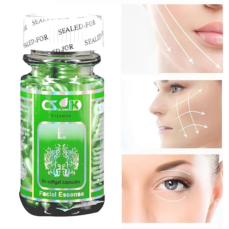 Collagen Serum Capsules Face Hydrating Moisturizing Skincare Vitamin Qme