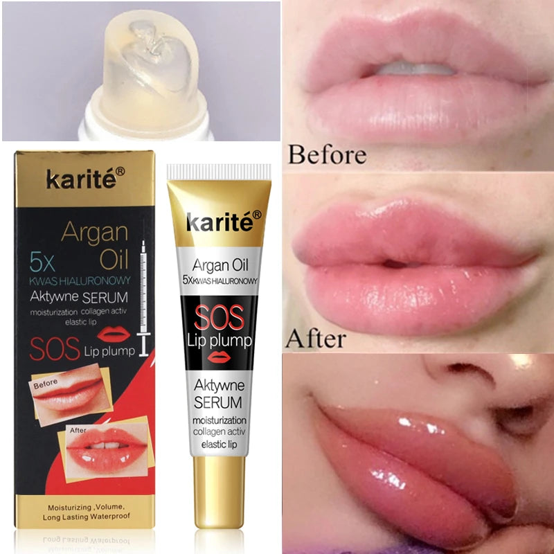 Lip Care Serum Instant Volumising Lip Plumper Moisturizing Repairing Reduce Lip Fine Line Mask Collagen Lip Plump Oil Protection Qme
