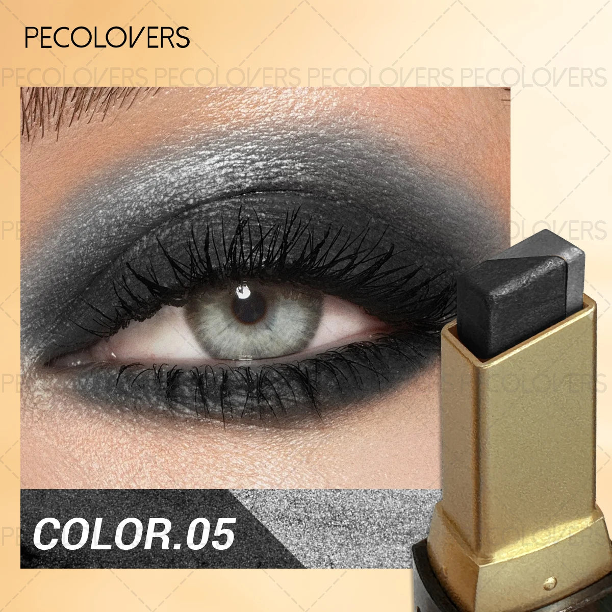 Dual-color Gradient Pigment Eyeshadow Pen Warm Neutral Shades Pearl Qme 05