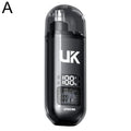 Digital Electric Nose Hair Trimmer Painless Shaving Mens Eyebrow Nose Trimmer USB Rechargeable Ear & Nose Hair Trimmer Machine Qme black CN