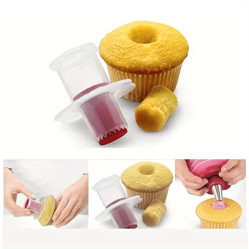 Elevate Your Baking: Durable & Reusable Cupcake Corer - Perfect for Easy & Delicious Filled Treats Qme