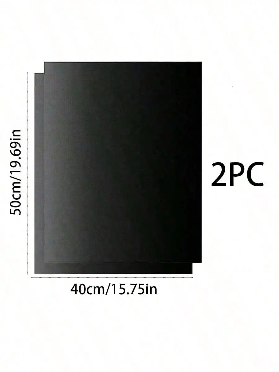 Oven Mat Non Stick Liners Bottom Electric Thick Heavy Duty Qme 2pcs
