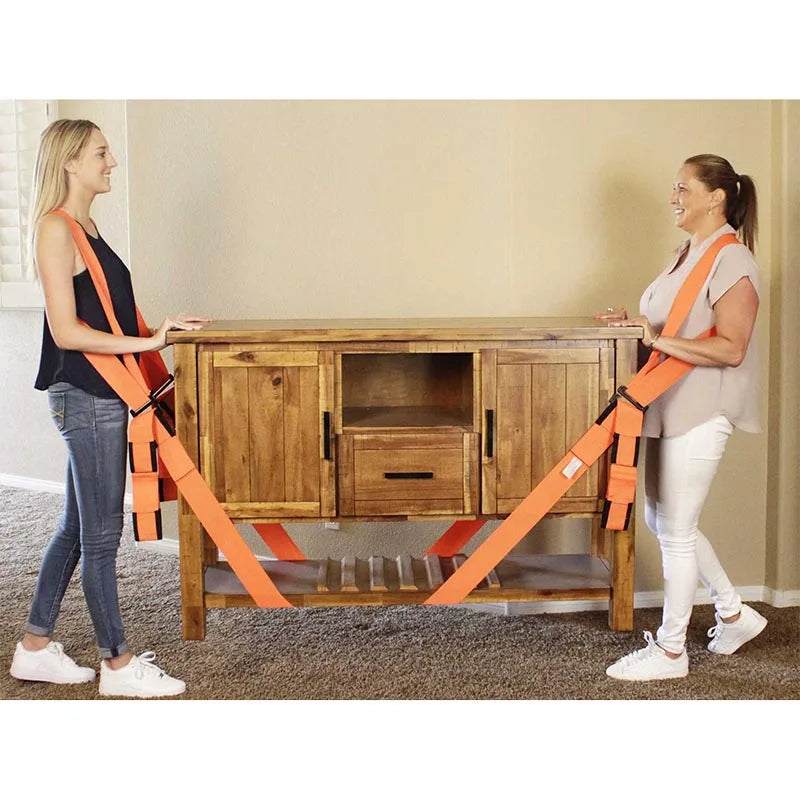 Carrying Straps Moving 2 People Lifting System Shoulder Safe Equipment Qme