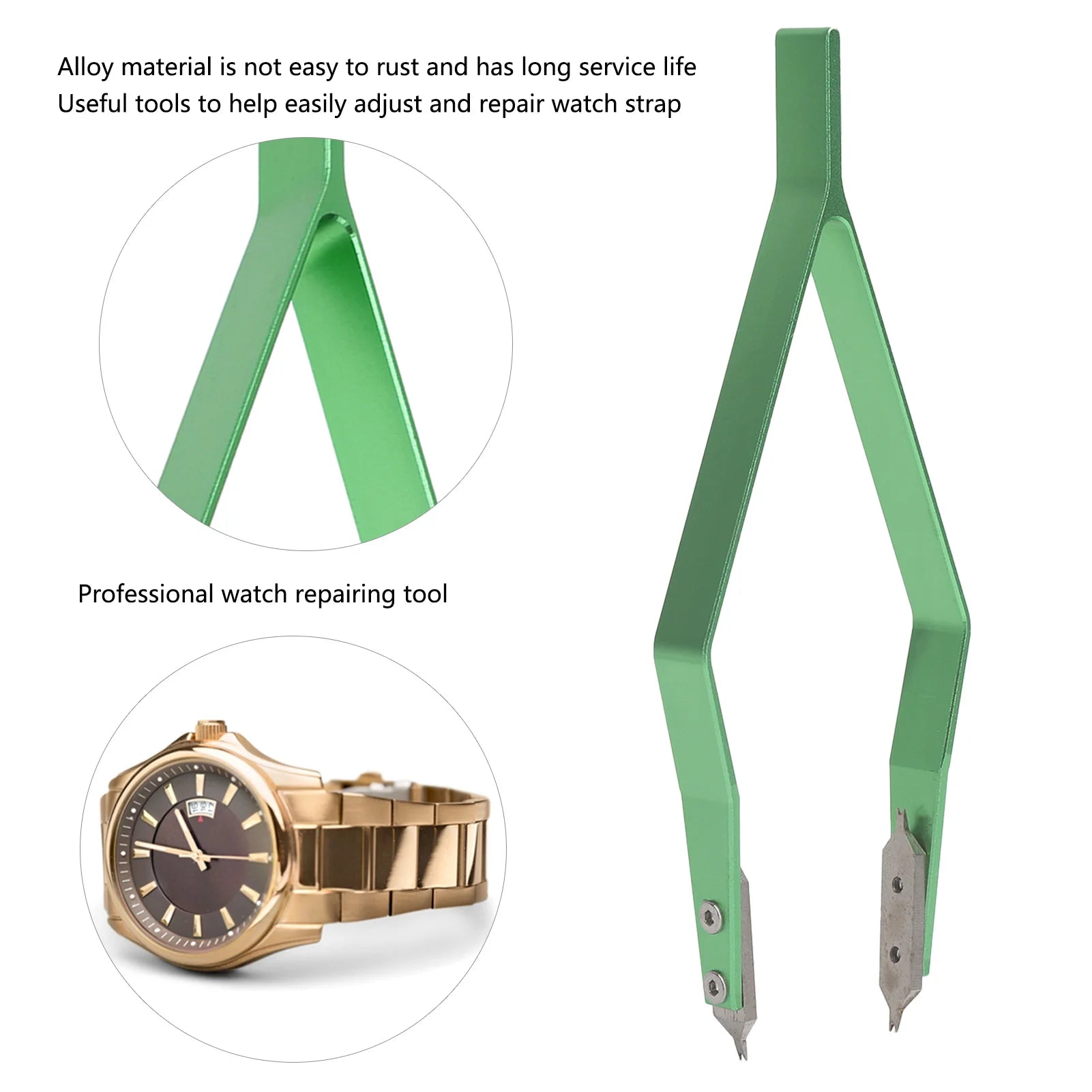 Watch Spring Bar Remover Tweezers Professional Watch Repairing Tool for Watchmakers Wristwatch Spring Bar Tool Qme