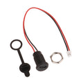 USB-C 2Pin Current Charging Socket PH2 0 Nut Snap Lock Plate USB Qme Black