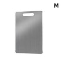Stainless Steel Double Sided Cutting Boards Perfect Everyday Cooking Qme Silver B
