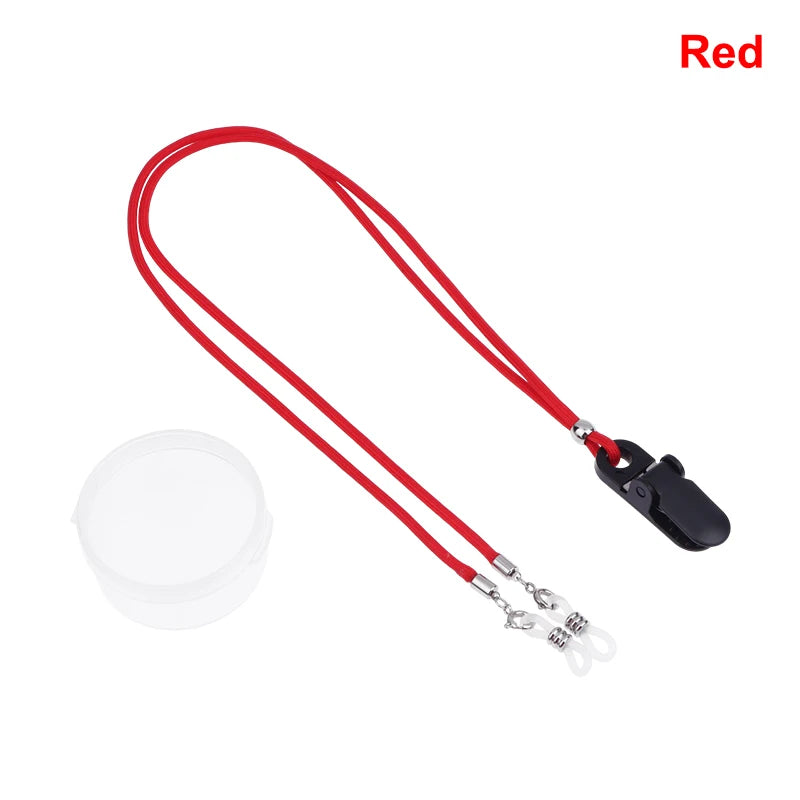 Hearing Aid Anti-lost Lanyard Safety Behind Ear Aids Accessory Qme Red