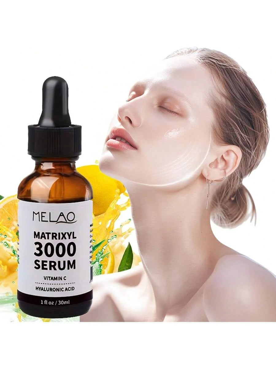 MELAO Matrixyl 3000 Serum: Anti-Aging Face Serum for Wrinkles & Deep Hydration, Boosts Collagen, Visibly Lifts & Firms Skin Qme