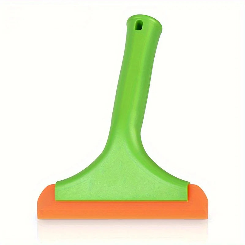 Premium Silicone Squeegee: The Perfect Tool for Cleaning Car Windows, Shower Glass Doors & More! Qme green