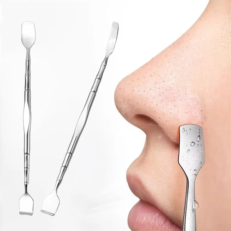 Stainless Steel Blackhead Scraper Beauty Tool Facial Pore Cleaning Qme