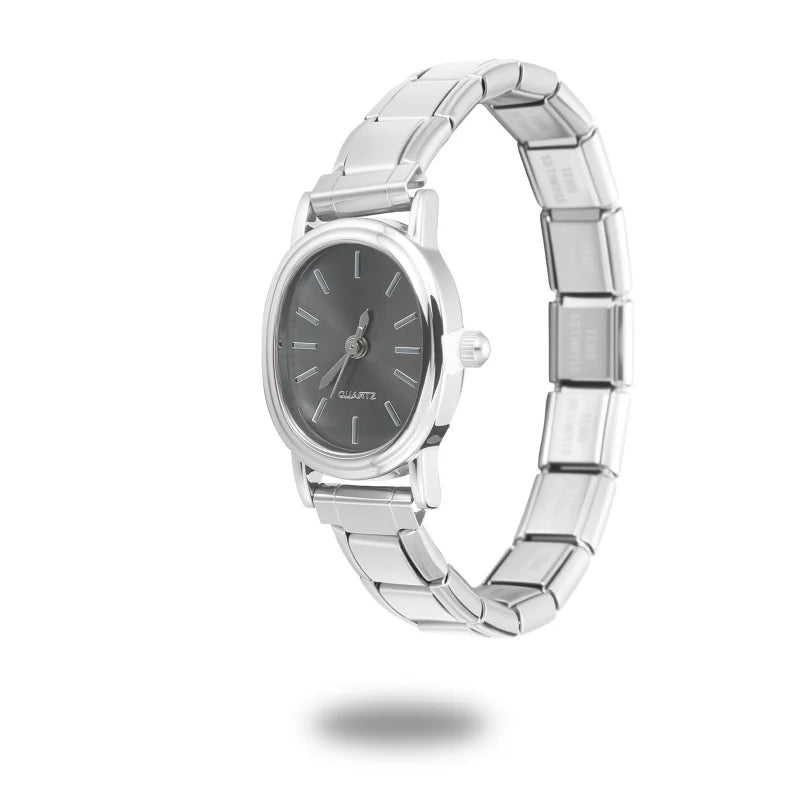 2026 Golden Round Watch Men Women Width Italian Elastic Charm