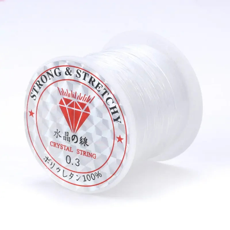 0.25mm/0.3mm/0.35mm/0.4mm/0.45mm/0.5mm/0.6mm/0.7mm Non-Stretch Nylon String Beading Thread Fish Line Wire Cord For Jewelry DIY Qme