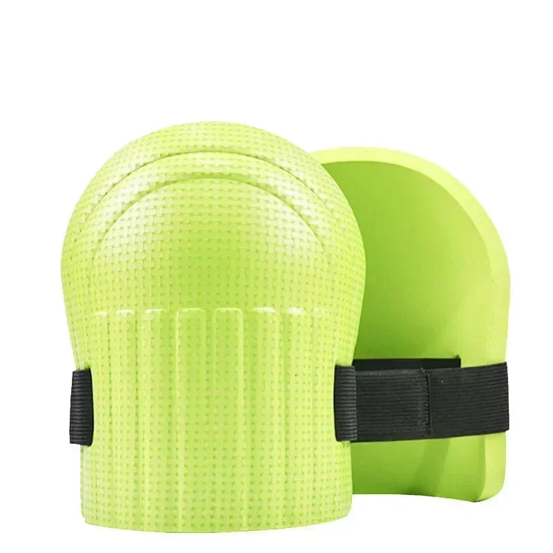 Knee Support Padding for Gardening, Cleaning, Protective Sport, Workplace Safety, Knee Pads for Work (1 Pair), Builder Soft Foam Qme green