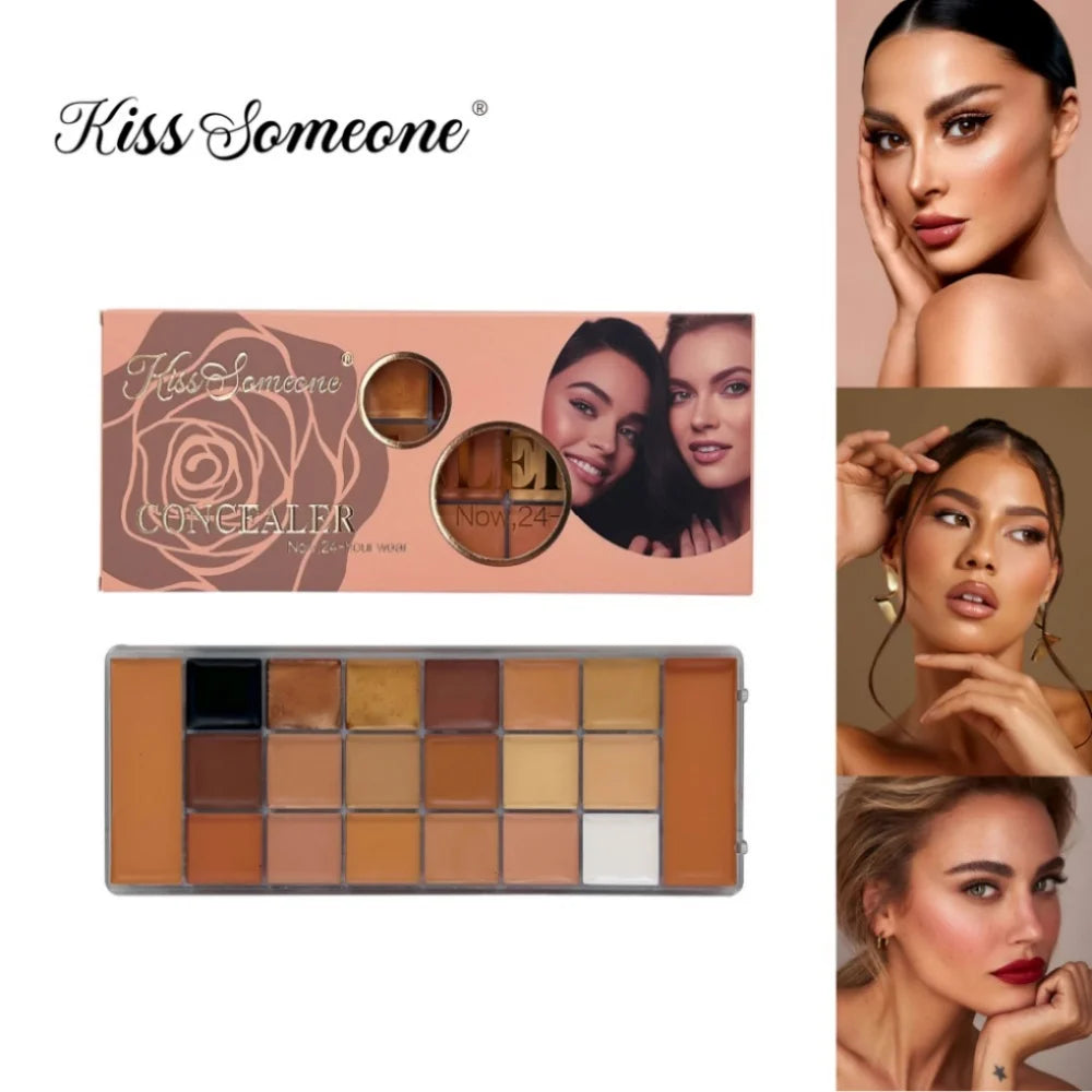 Concealer for Correction of All Skin Tones to Cover Scars and Spots, Waterproof and Long-Lasting Qme