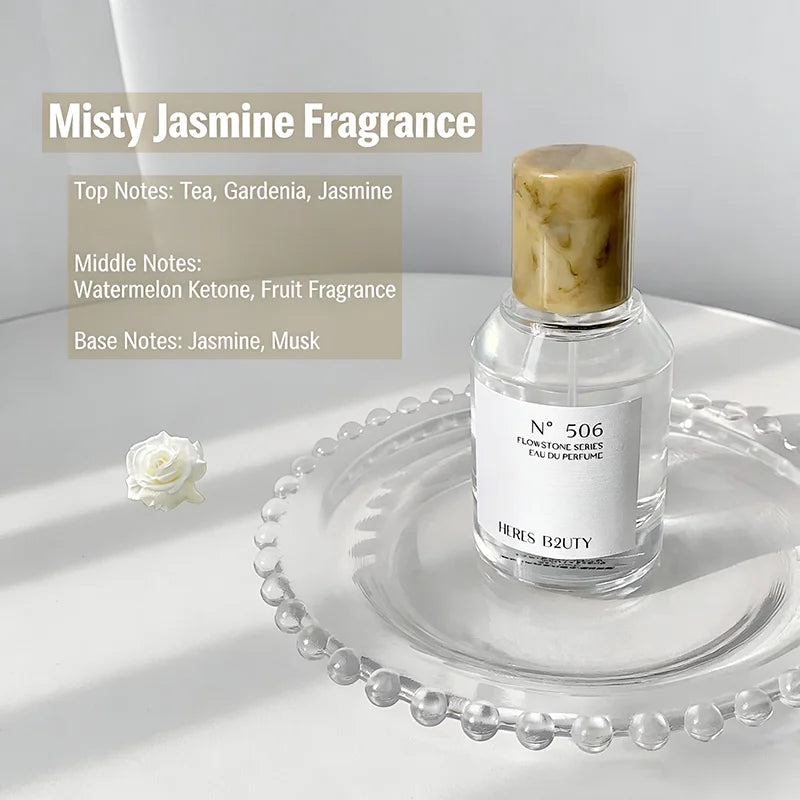 Unisex Eau De Toilette Soft Floral Fruity Scent Long-lasting Qme Jasmine 50ml
