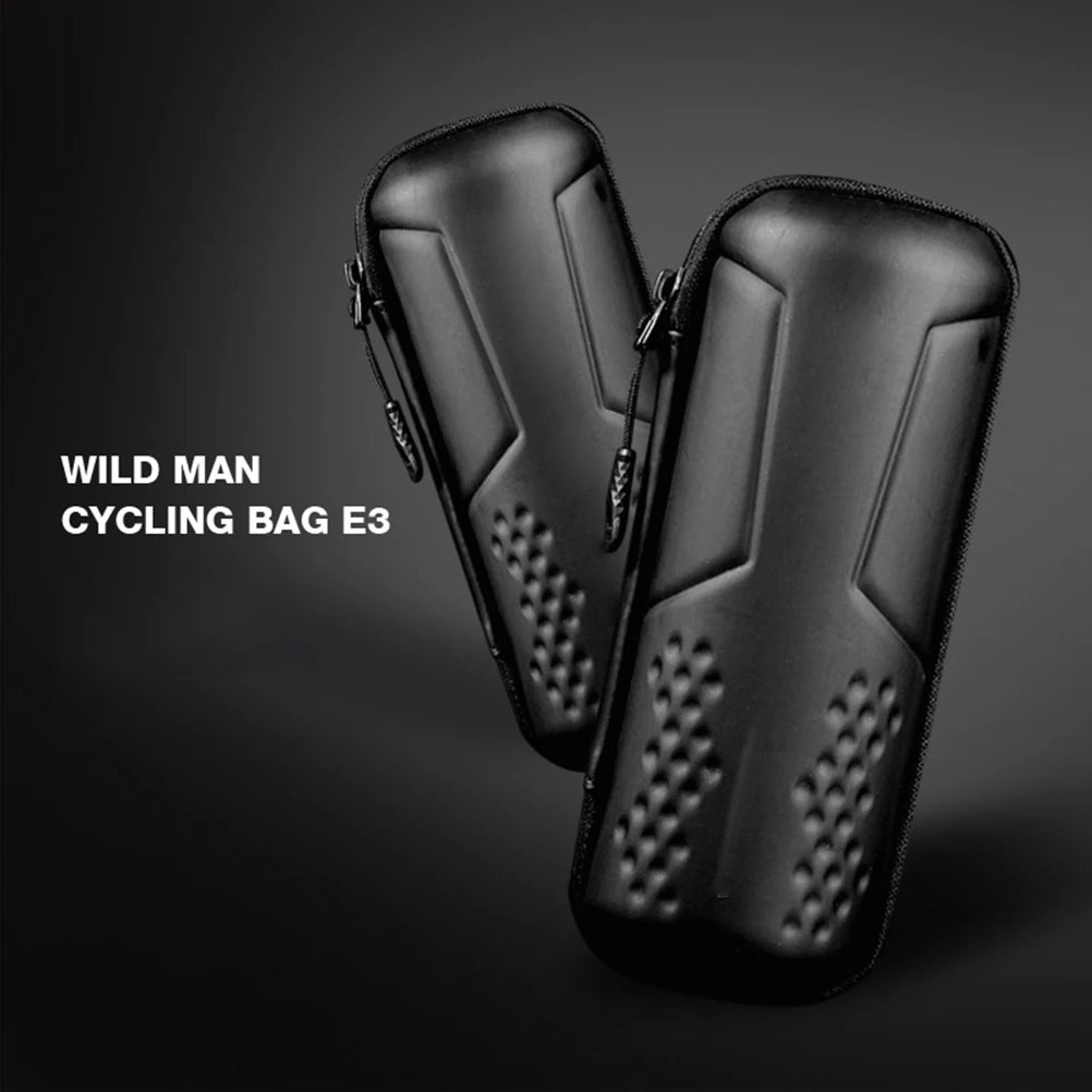 Cycling Tool Bag Bike Tool Bag Capsule Shaped Waterproof Hard Shell Closure for MTB Road Bike for Long Distance Riding Qme