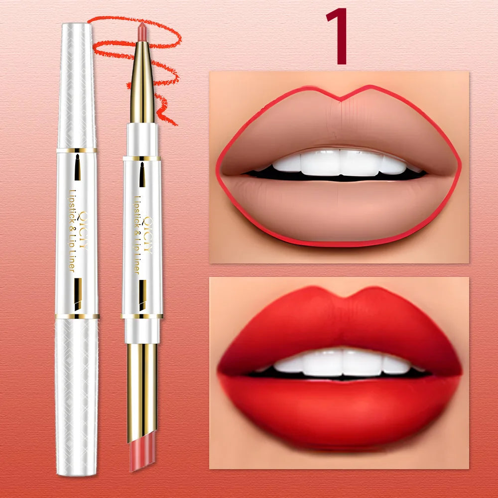 Vibrant Lip Liner Long-lasting Natural Render No Smudging Perfect Qme 1