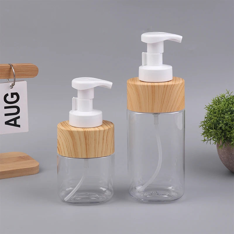 300 Transparent Foaming Soap Dispenser Refillable Portable Hand Qme