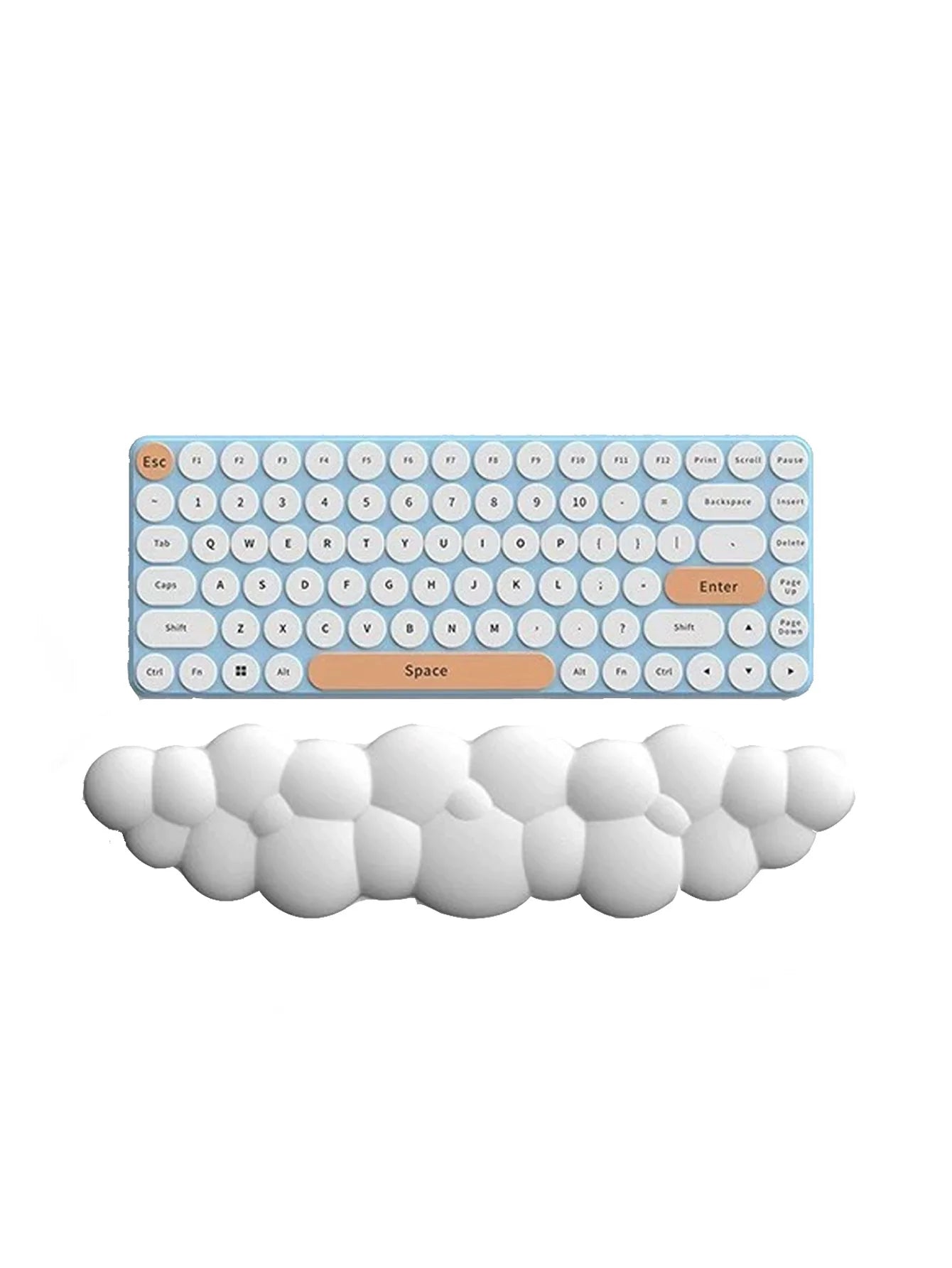 Cloud Wrist Rest Keyboard Hand Soft Comfortable Silicone Non-slip Qme