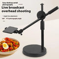 Tabletop Overhead Tripod Stand Ring Light Mobile Phone Holder Boom Qme Default Title