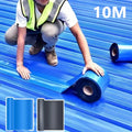 Butyl Patching Roof Waterproofing Tape for Roof Tile Crack Self-adhesive Aluminum Foil Waterproofing Waterproof Sealing Band Qme Blue 10M 10cm