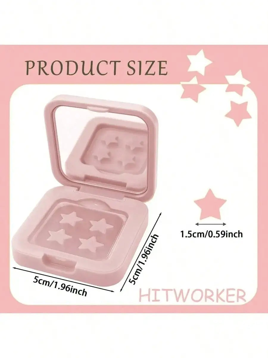 Box Cute Star Stickers Face Alcohol-free Fragrance-free Gentle Qme