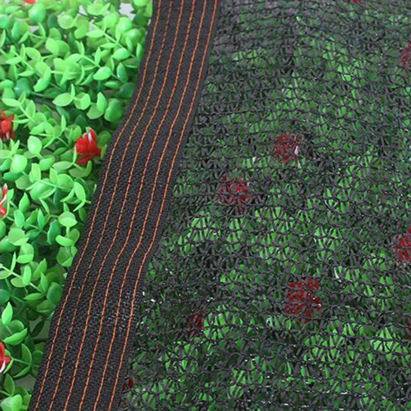 8 Pin Black HDPE Anti-UV Sun Shade Net, Gazebo Shelter Outdoor Pergola Canopy Sun Cover, Agriculture Greenhouse Sunshade Net Qme