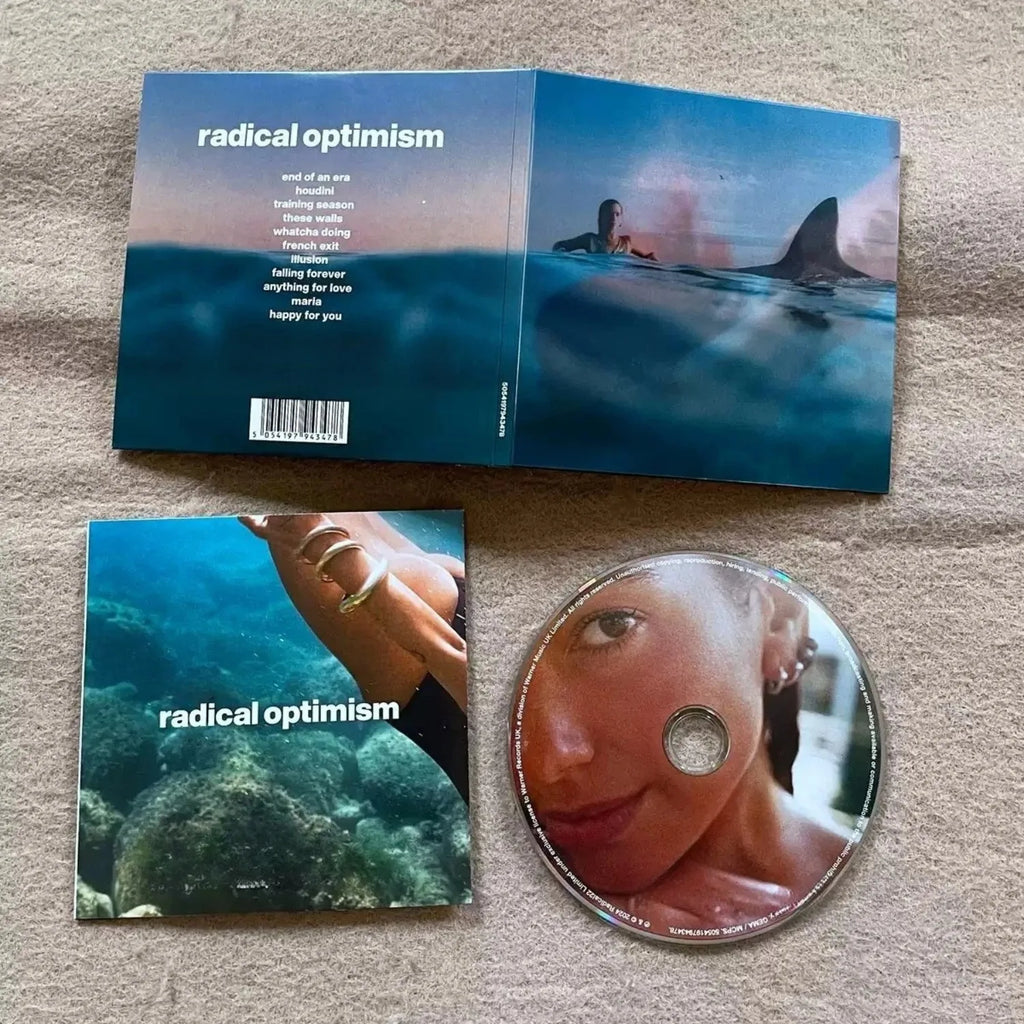 Ocean View Pop Music CD Album, Summer Optimism Style, Perfect for Music Lovers & Modern Aesthetic Collections Qme