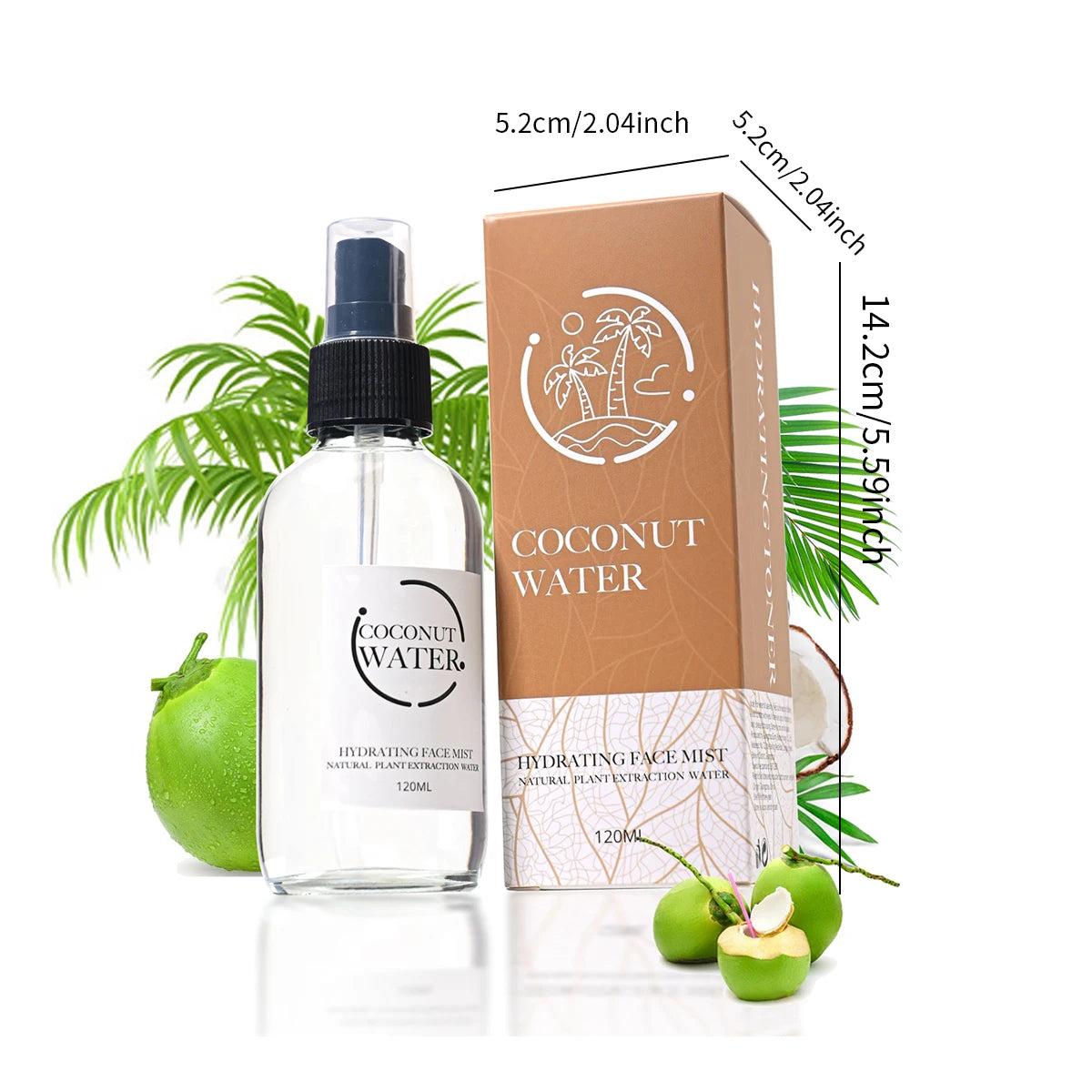 Coconut Essence Toner Plant Extract Facial Moisturizing Nourishing Qme