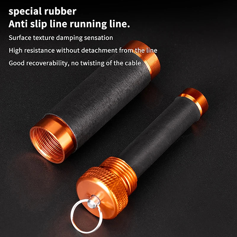 Line Pull Rod Aluminum Alloy Rubber Anti-slip Snag Pulling Hook Tying Qme