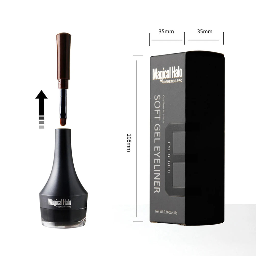 Eyebrow Pomade Brow Natural Dyeing Brow Tinted Waterproof Long Lasting Sculpted Brow Gel With Brush Eyeliner Cream Enhancers Qme