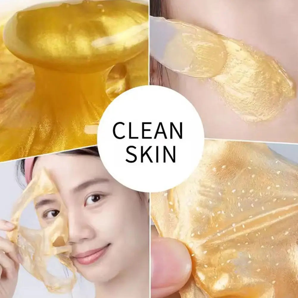 24K Gold Collagen Face Mask Moisturizing Firming Cream Nourishing Qme