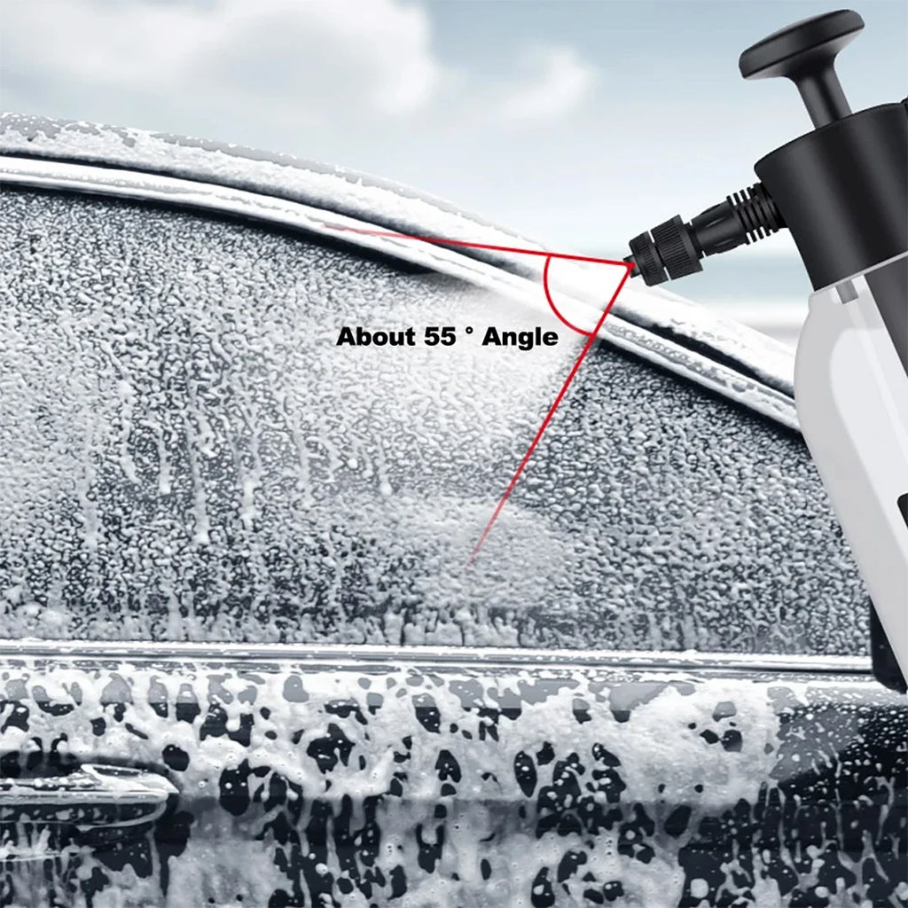 Foam Sprayer Car Wash Hand-held Watering Can Air Pressure Plastic Qme