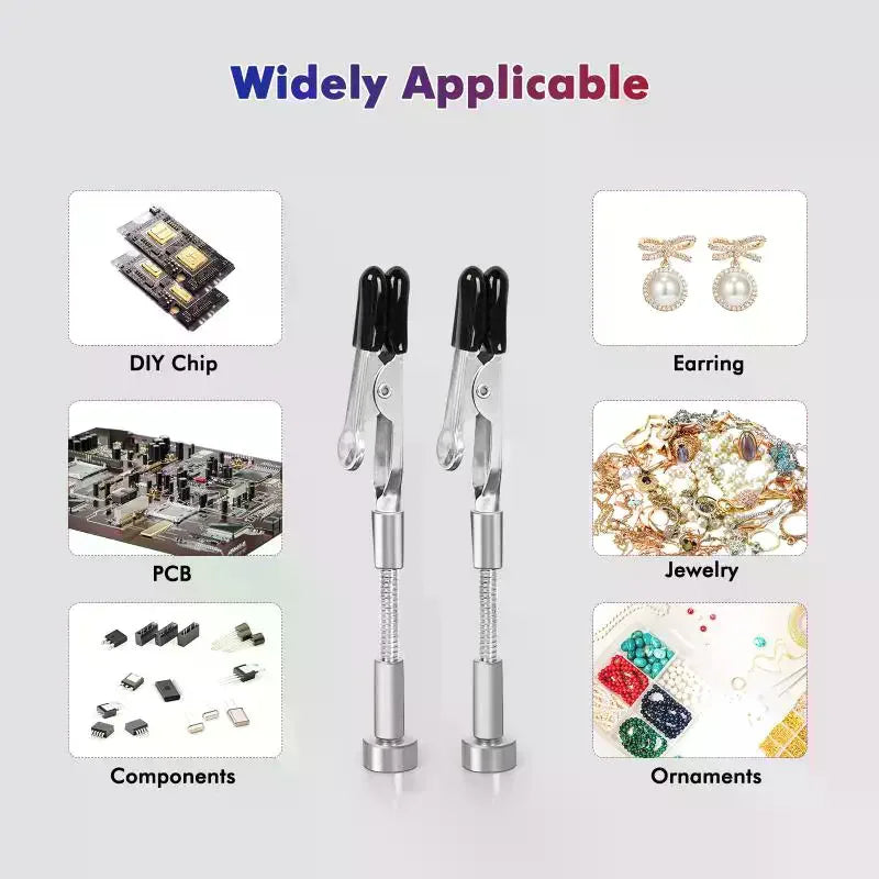 Soldering Helping Hands Magnetic Universal Flexible Arm Welding Assistant PCB Clamp Thir Hand Welding Repair Tools Qme