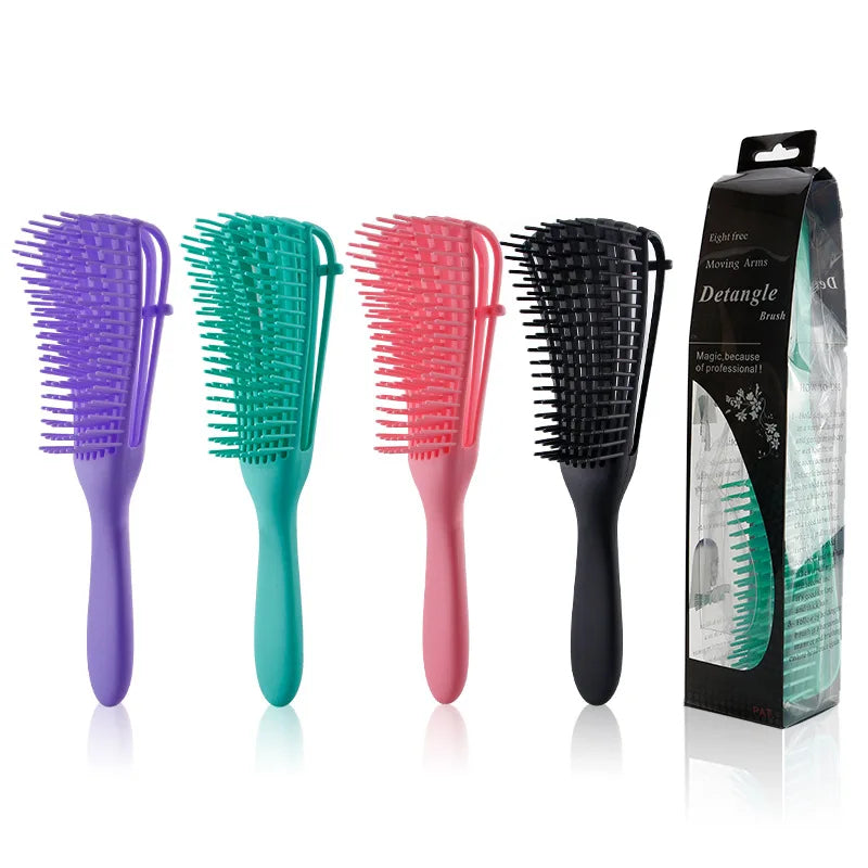 Octopus Comb Ladies Shampoo Shun Hair Hairdressing Big Bend Straight Qme