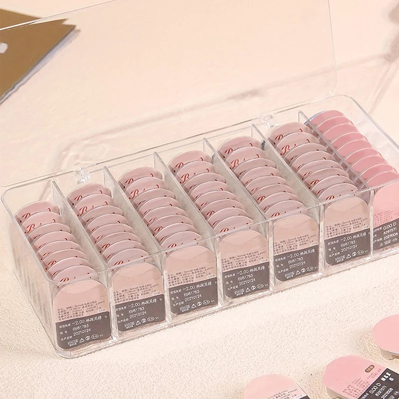 Data Line Storage Container Desk Stationery Transparent Dustproof Qme