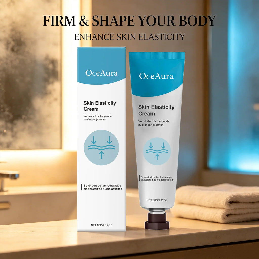 OceAura Skin Elasticity Cream Microcirculation Activating Skin Tightening Contour Sculpting Moisturizing Body Skin Firming Cream Qme