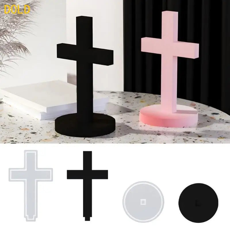 3D Crosses Molds Epoxy Resin Ornament Silicone Church Castings Qme China Mainland
