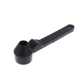 Sliding Leakproof Coffee Scoop Reusable Protein Powder Spoon Funnel Qme Black