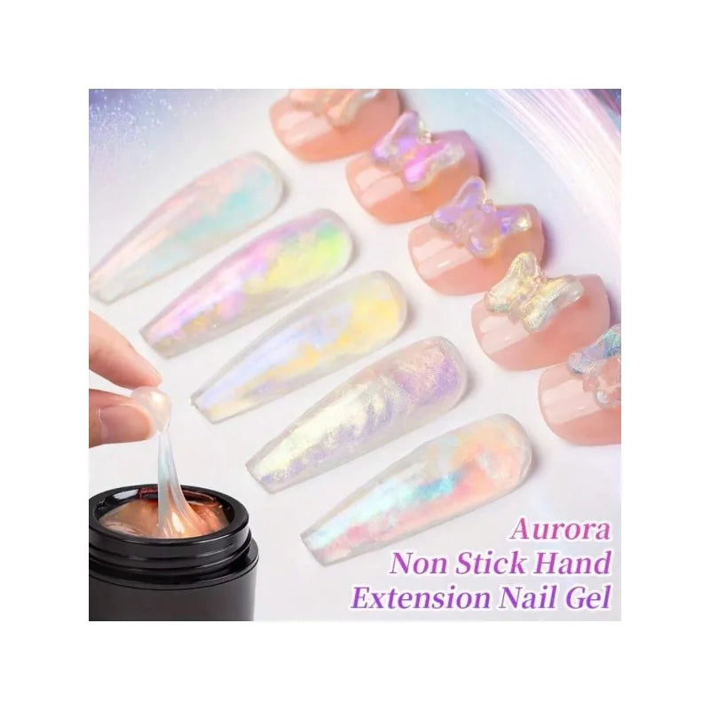 Aurora Soid Builder Gel Pean Memaid 3D Canving Giter Hard Non Stick Qme