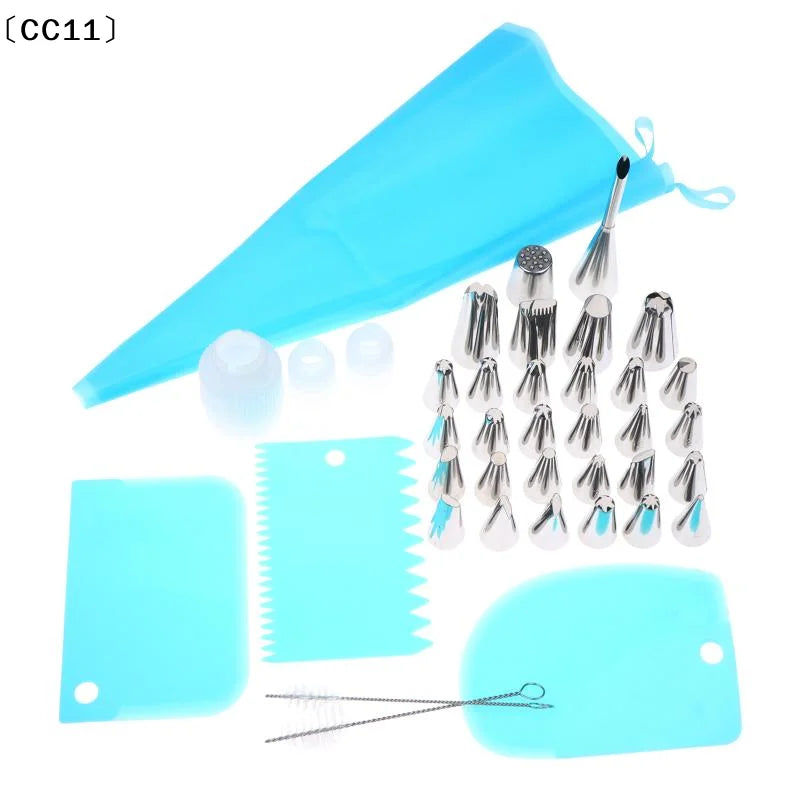 Stainless Steel 24 Icing Cream Piping Nozzle Tips Cake Decorating Qme