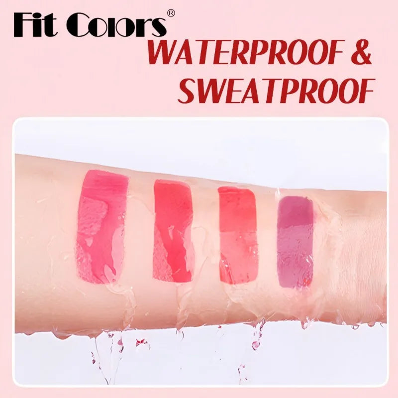 Cherry Juice Fruit Rouge Water 3in1 Cheek Color Eyeshadow Lip Tint Matte Long-lasting Rich Color Liquid Contouring Blush Liquid Qme
