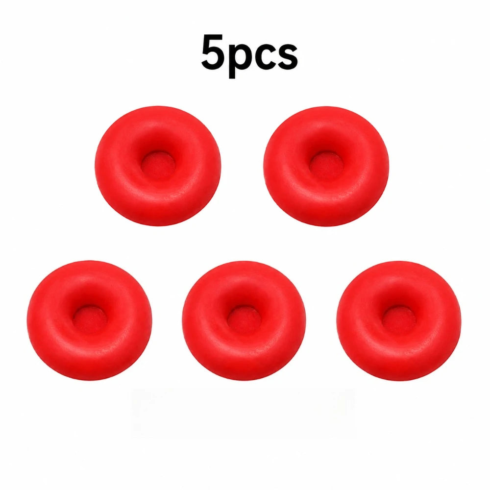 5/10/20/50Pcs Red Glass Glue Tip Protective Cover Dustproof Sealing Saving Cap for Caulking Gun Nozzle Use Qme red 5pcs