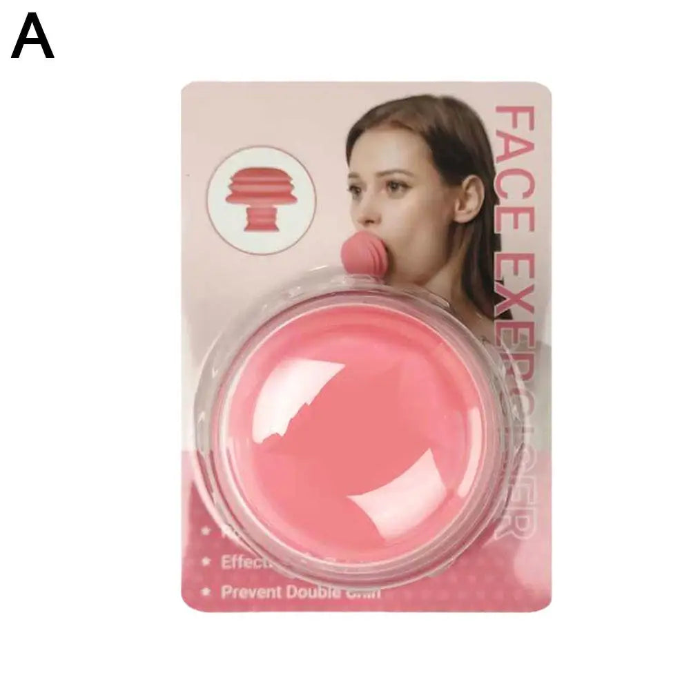 V Shape Pink Jaw Face Neck Toning Exerciser Face Lift Skin Firming Cute Portable Smooth Wrinkle Mouth Exercise Face Trainer Tool Qme Pink China
